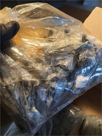 Metal Brutalist/Steampunk-Style Belt Buckles & Metal Banding/Strapping Clips