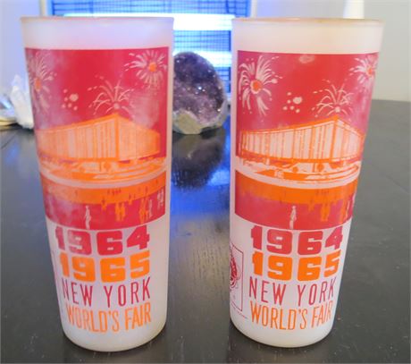 1964/1965 New York World's Fair Glasses
