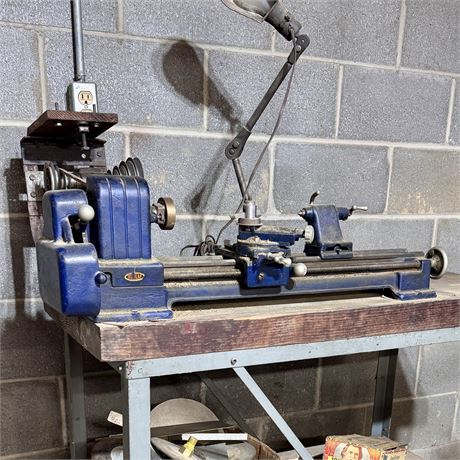 1940's Sears Dunlap Metal Lathe w/ Extras (Bench Optional)