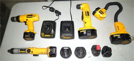 DeWalt Cordless Drills, Chargers And Batteries