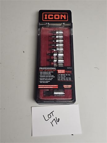 Icon Torx Bit Socket Set 12pc