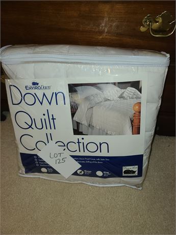 Enviro Down Quilt - Color White