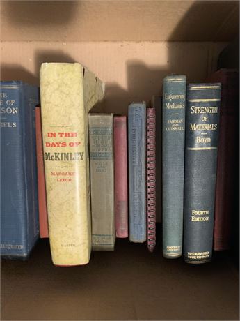 Vintage University/College Textbook Lot