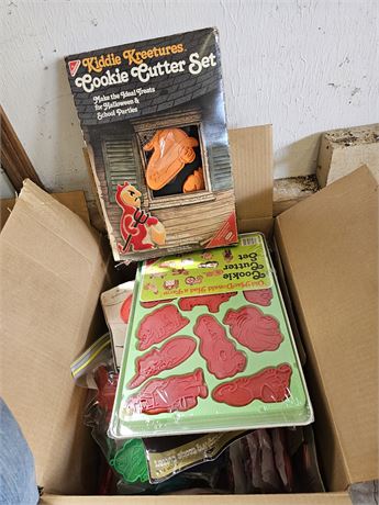 Large Box of Mixed Cookie Cutters