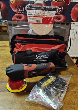 Shurhold 6.5" Polisher w/Bag &: Accessories *New, Never Used*