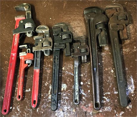 Pipe Wrench Lot