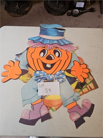 Vintage Mixed Die Cut Halloween Wall Hangings- Grand Award & Mixed Theme & Sizes