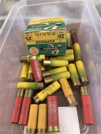 Mixed Lot Of 20 Gauge Shells