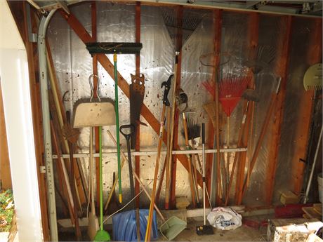 Assorted Garden Tools, Etc