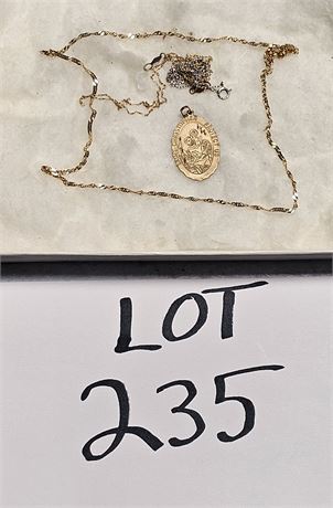 14K Necklaces & Pendant for Scrap Recovery  2.71 DWT