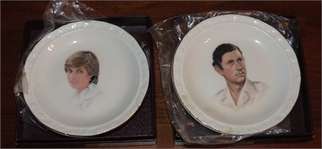 Royal Albert Prince Charles, Lady Diana Plates