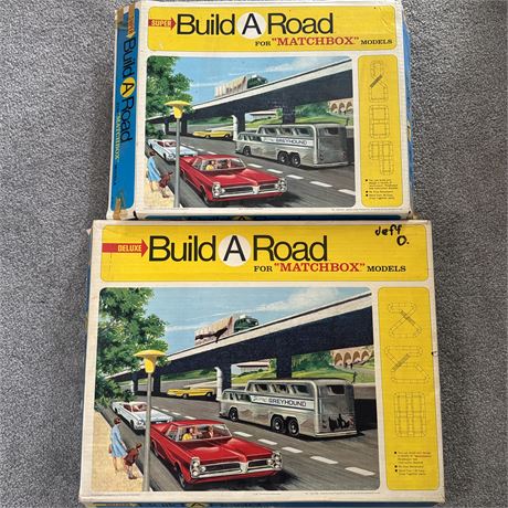 1967 Super and Deluxe Build A Road for Matchbox Models