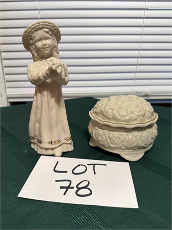 Lenox China Jewels Collection Figurine & Trinket Dish