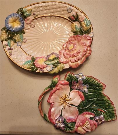 Fitz & Floyd Retired Garden Rhapsody Decorative Dishes