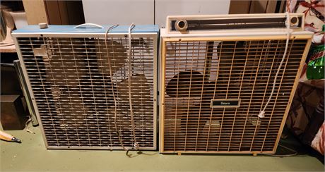 2 Vintage Fans