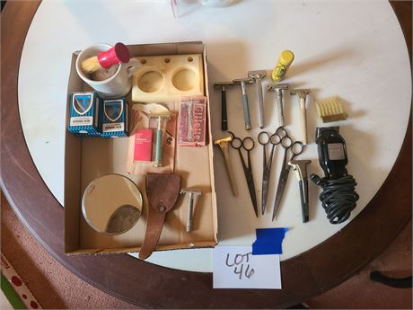 Mixed Vintage Razor Lot: Gillette Super Speed / Krona / Pal & Much More