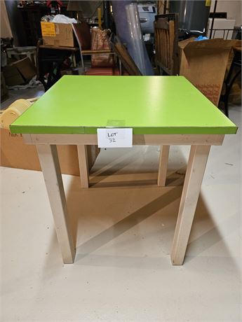 Lime Green Kids Table - Formica Top