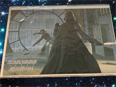 Topps Star Wars "Master Visions" Darth Vader Collector Card Empire Strikes Back