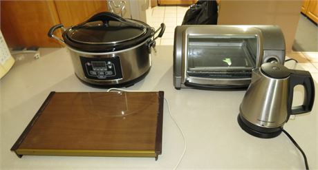 Hotplate, Slow Cooker, Toaster Oven