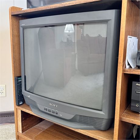 Sharp TV w/ Remote & Magnavox Weatherband Alarm Clock