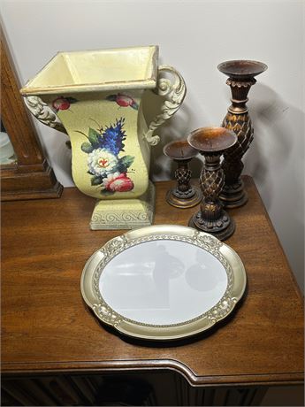 Frame, Planter, Candle Holders