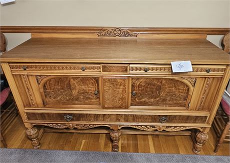 Antique Wood Sideboard