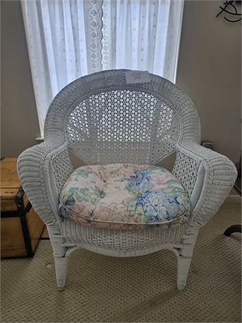 Wood Wicker Chair