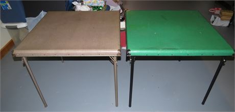 2 Samsonite Card Tables