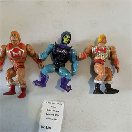 Vintage Masters of the Universe Actions Figures He-Man, Skeletor