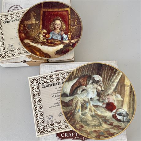 Knowles Classic Fairy Tales - Red Riding Hood & Frog Prince Collector’s Plates