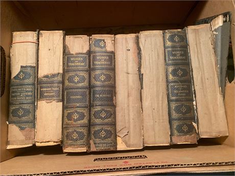 Antique Works of Thackeray Book Set