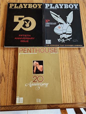 Penthouse & Playboy Anniversary Editions