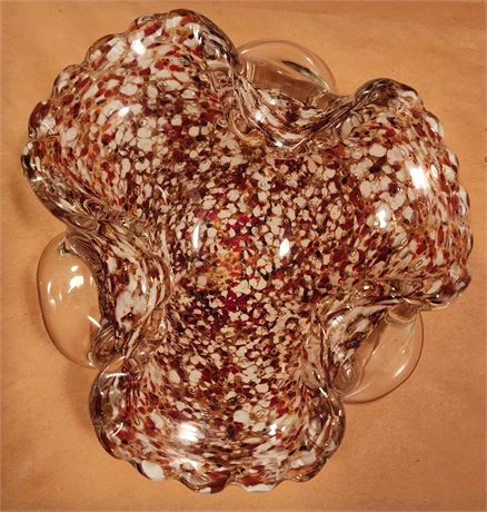 Glass Art Dish