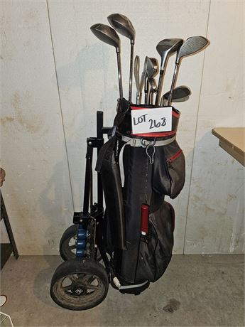 Mixed Men's Golf Clubs - Trident / PLX & More with Golf Bag