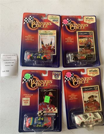 Winner's Circle Lifetime Series Jeff Gordon NASCAR Dupont Race Cars