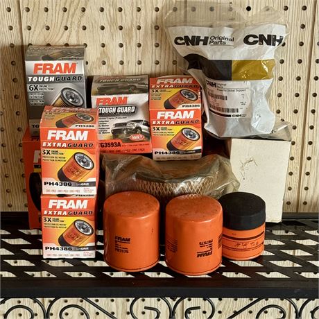 Lot of New/Like New FRAM Oil Filters
