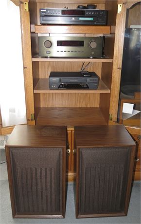 Sony CD Player, KLH Receiver, Sanyo Speakers, VCR
