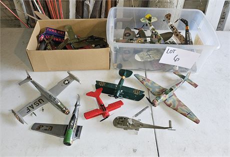 Variety of Mixed Model Lanes- Copters & Military Models