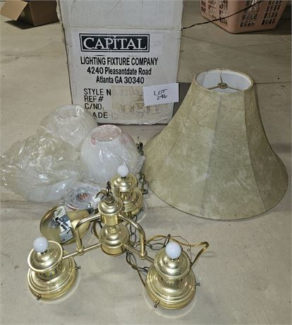 Capital Ceiling Light Fixture & Shade