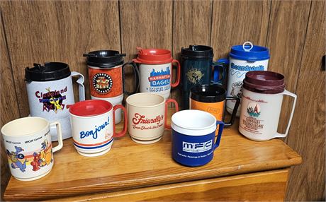 Vintage Plastic Mugs