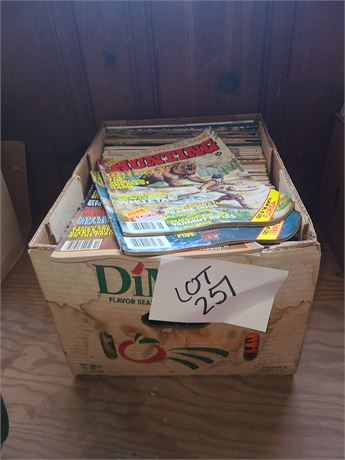 Box Full of Hunting Magazines : Hunting / Ohio Game / North America Whitetail