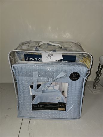 Twin Quilt Set & Queen Size Handmade Quilt