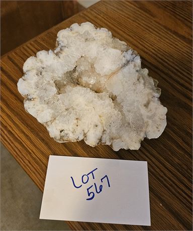 White Crystal Geode