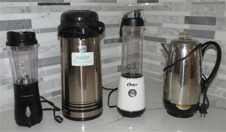 Choppers, Tea Pot , Coffee Urn