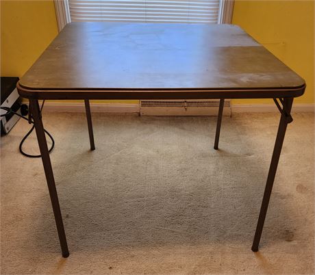 Folding Card Table