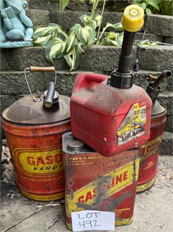 Gas Can Mixed Lot