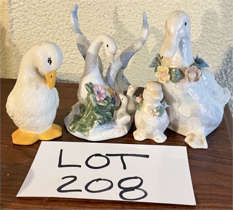 Ceramic Duck Figurines