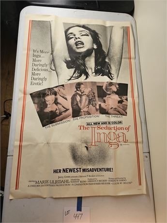The Seduction of Inga (X-Rated) Movie Poster