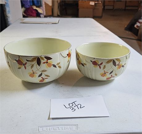 Hall Autumn Leaf Bowls