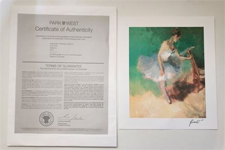 "Ballerina" Signed Seriolithograph